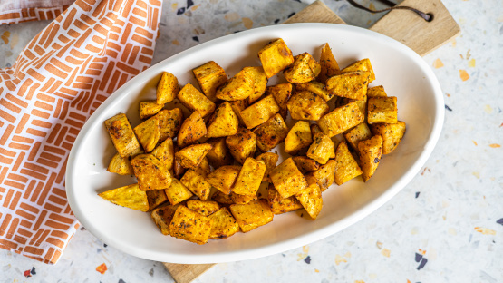 Spicy Roasted Sweet Potatoes